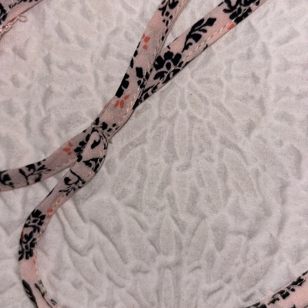 Living Doll Los Angeles Floral Halter Spaghetti Strap Maxi Dress - Picture 6 of 9